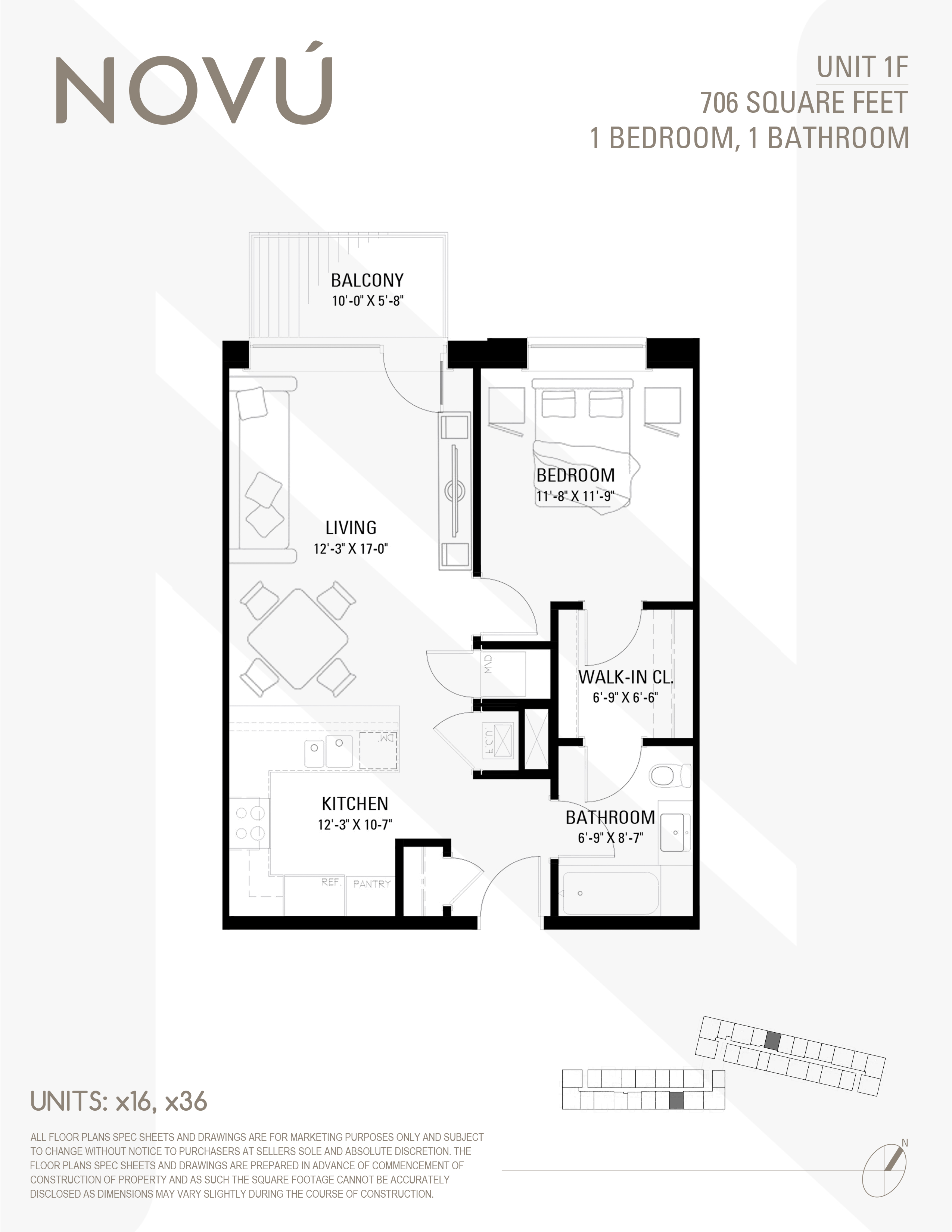 Floor plan diagram for plan 1F