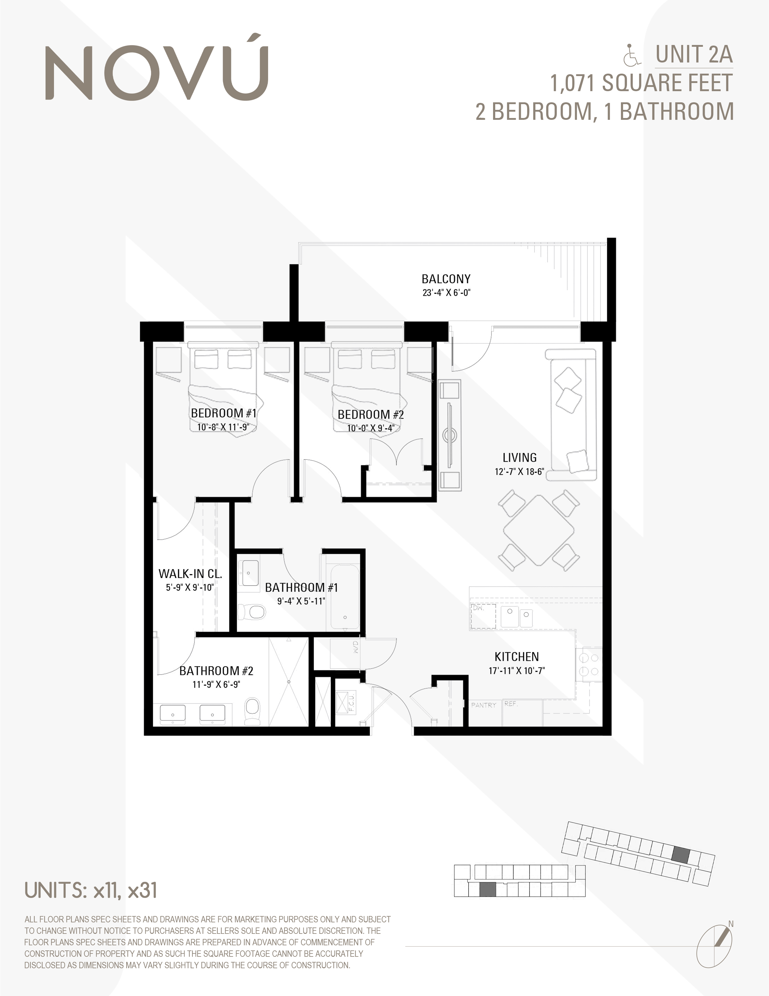 2A floor plan diagram