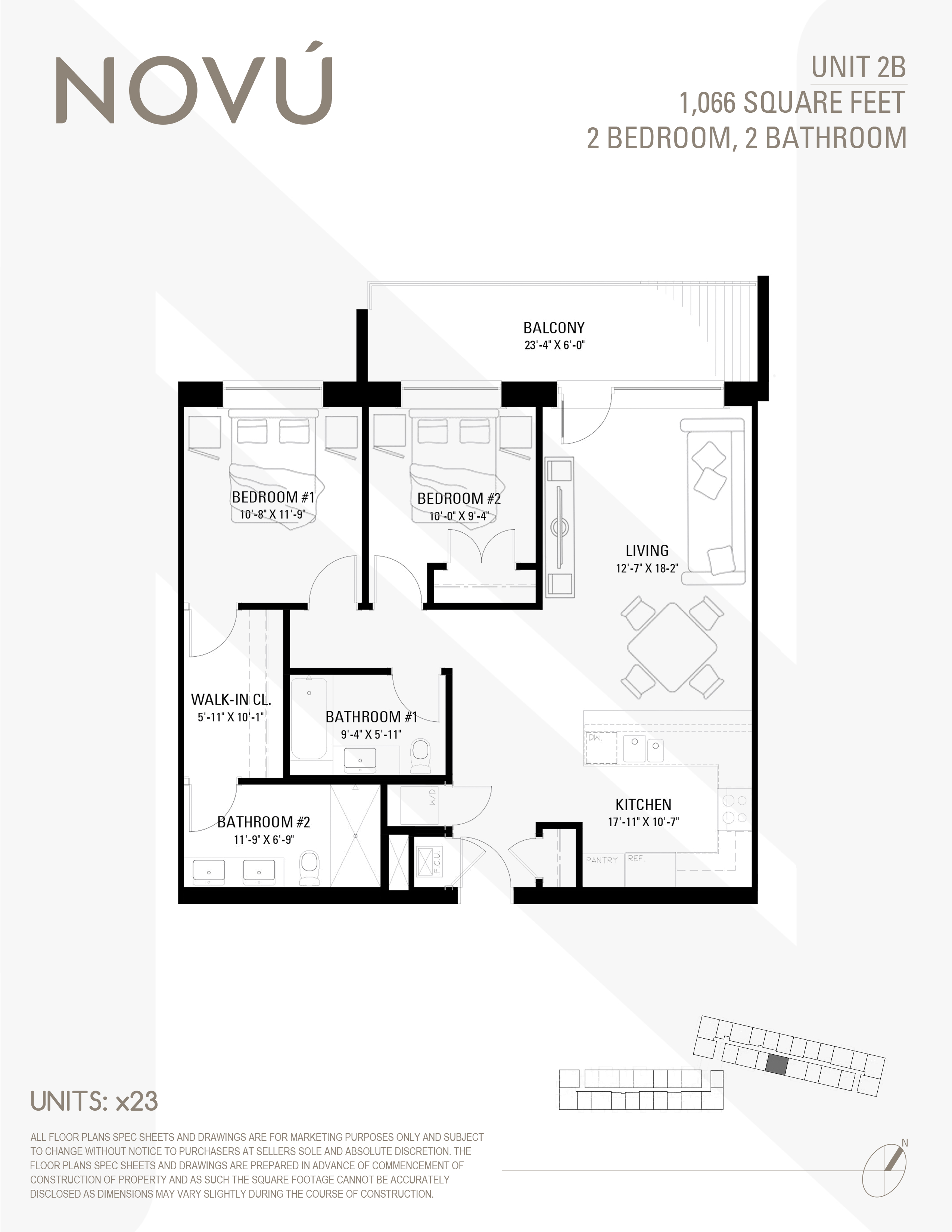2B floor plan diagram