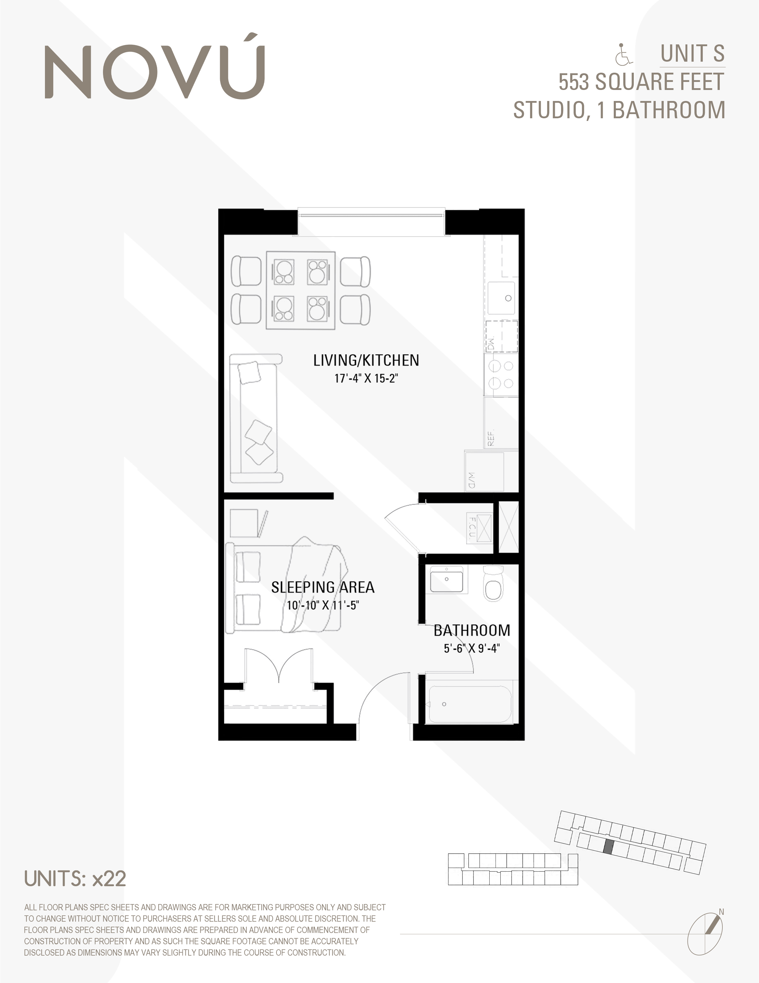 S floor plan diagram