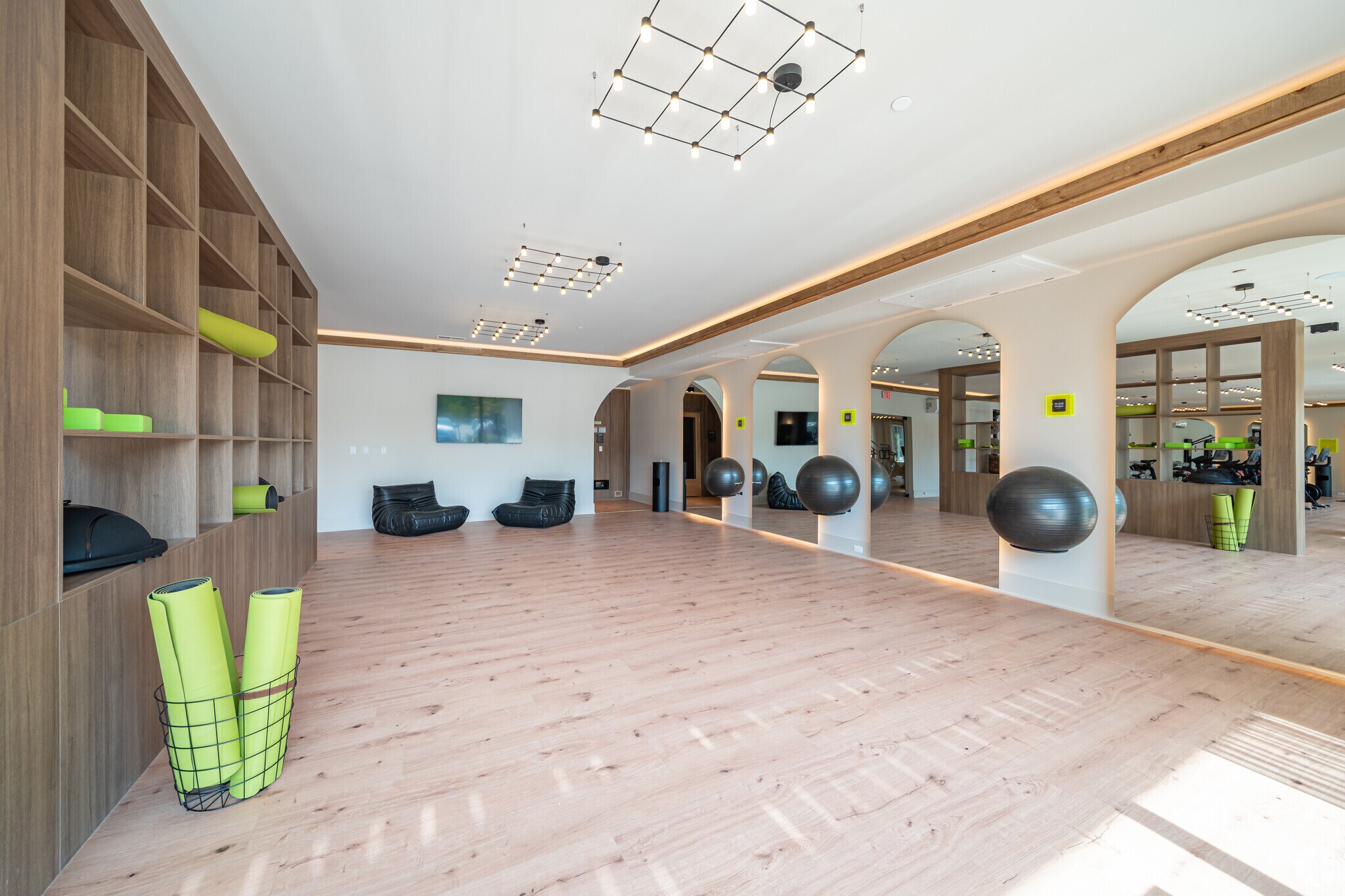 Fitness training area