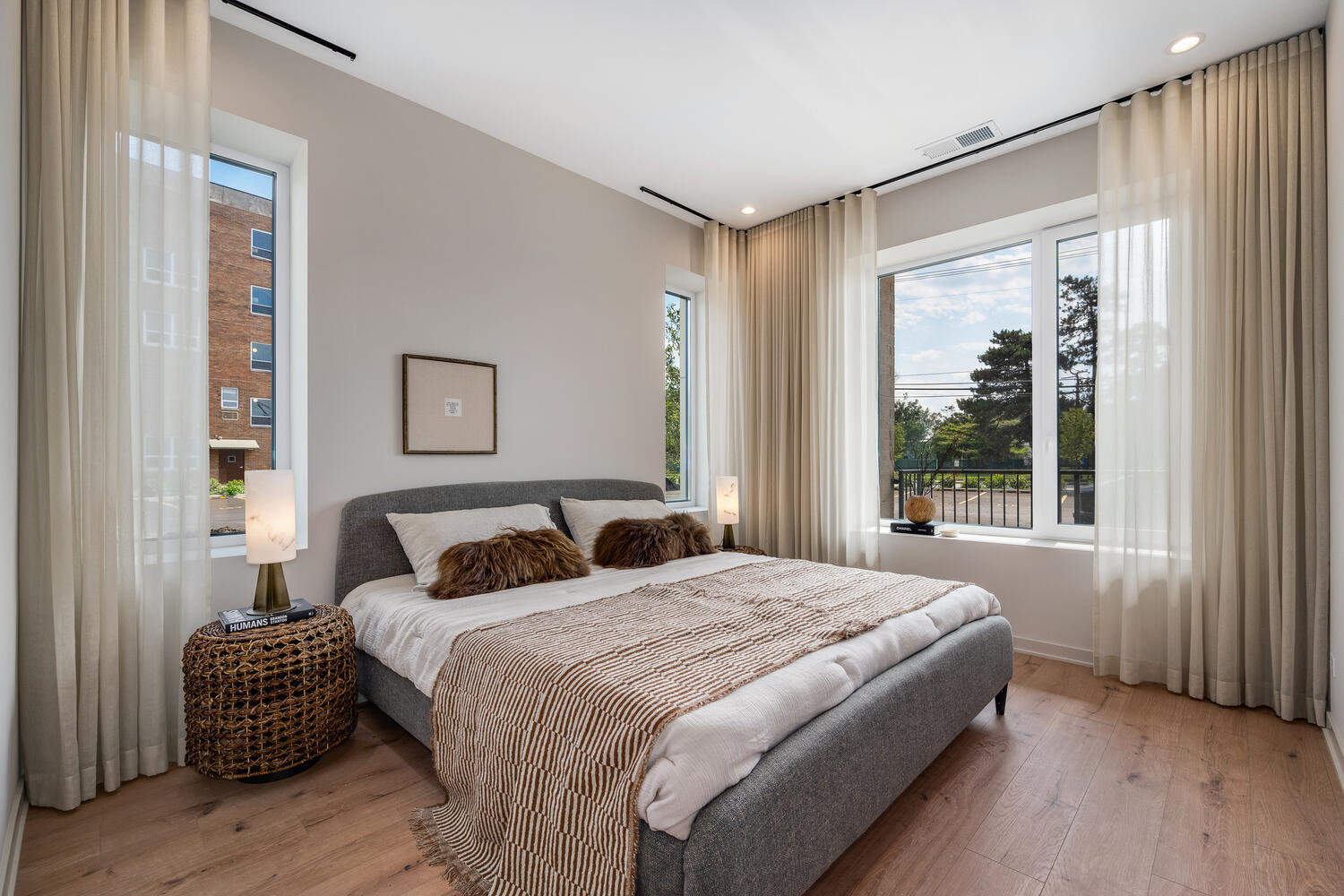 Bedroom and balcony