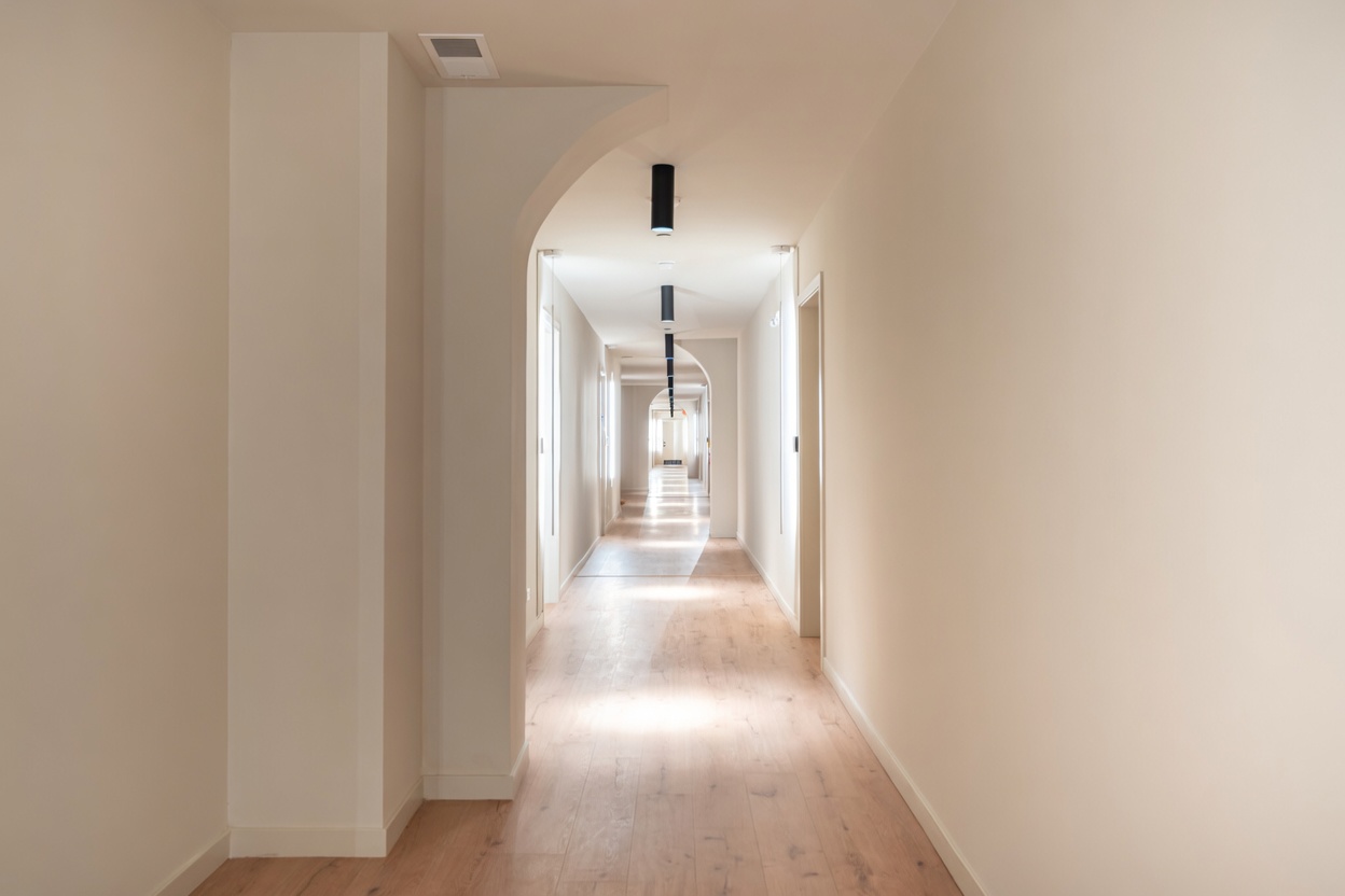 Residential hallway