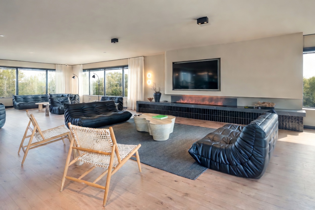 Sky deck gathering space