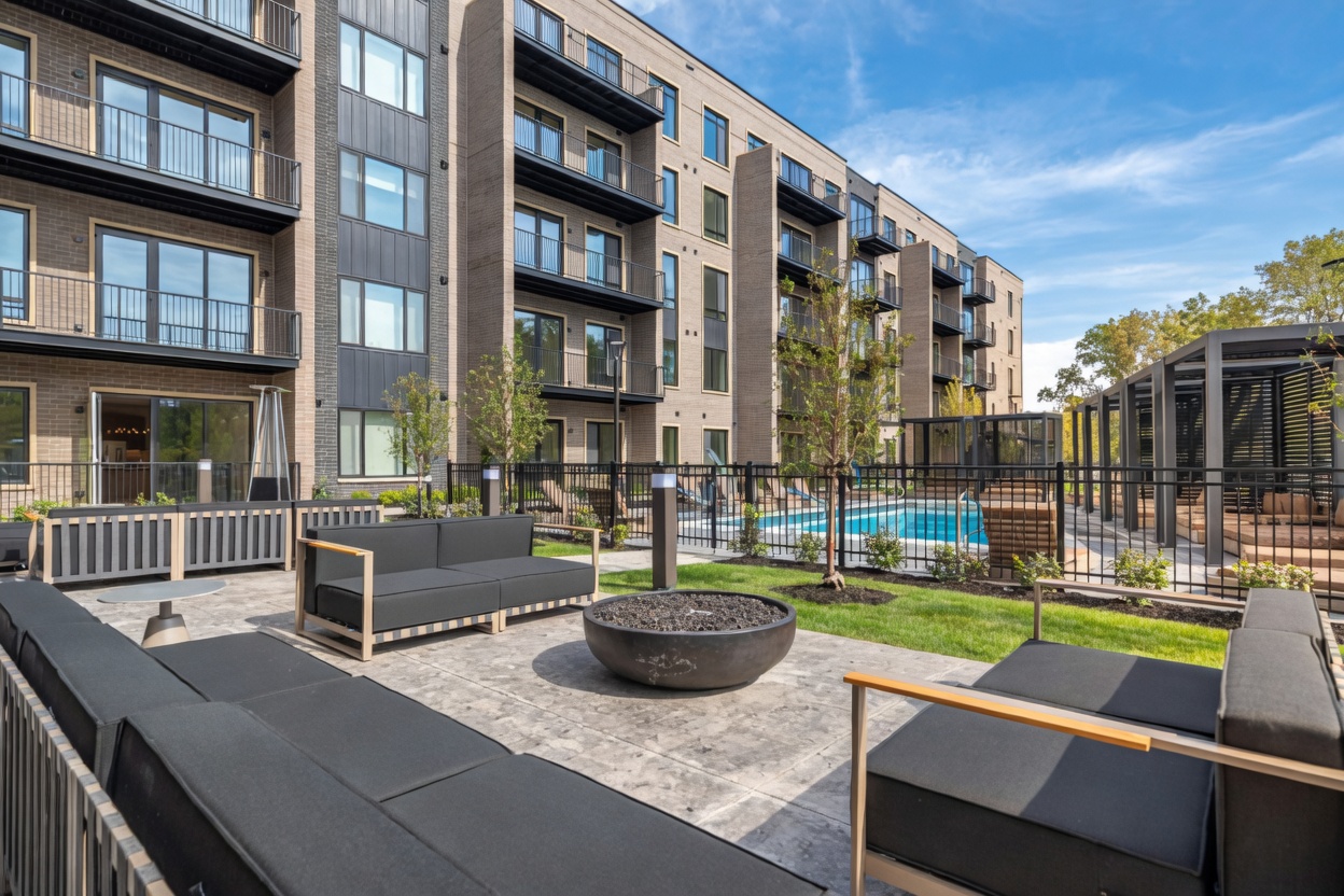 Courtyard and pool deck